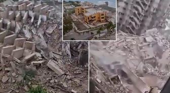 Art arda 2 deprem ülkeyi yerle bir etti! Görüntüdeki çığlıklar yürek dağladı