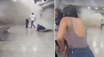 Venezuela'daki deprem anı kamerada! Havalimanındaki panik saniye saniye kaydedildi
