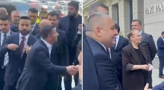 Rasim Arı ve Mesut Özarslan, AK Parti Genel Merkezi’nde