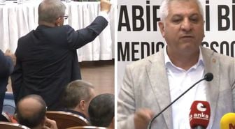 TTB kongresinde ortalık karıştı: Davutoğlu ile EMEP Genel Başkanı Aslan arasında gerginlik