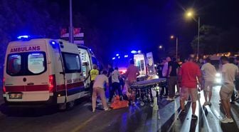 Bodrum'da taksi ile motosiklet çarpıştı: 1 ölü, 1 ağır yaralı