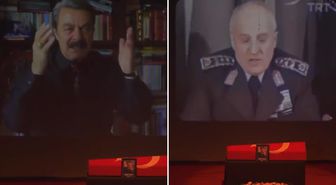 Kadir İnanır'ı anma töreninde 'Kenan Evren' gerilimi! Bir kişi salondan çıkarıldı