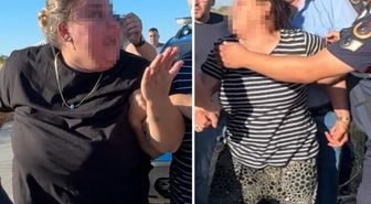 Cesedin başında gelin-kayınvalide kavgası kameraya yansıdı