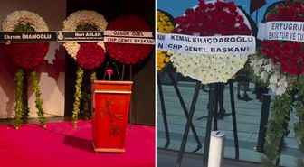 Kadir İnanır'ın cenazesinde çarpıcı kare! Kılıçdaroğlu'nun çelengi kapıda kaldı