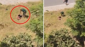 Sulama kanalına giren oğlunu kemerle dövdü