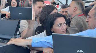 DEM Partili vekiller ile polis arasında 'flaş bellek' gerginliği