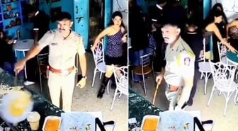 Ülkeyi ayağa kaldıran kafe baskını! Elindeki sopayla mekanı dağıttı
