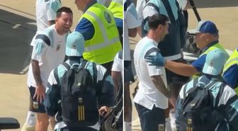 Arjantin Miami'de dedektörle arandı, Messi'nin verdiği tepki gündem oldu