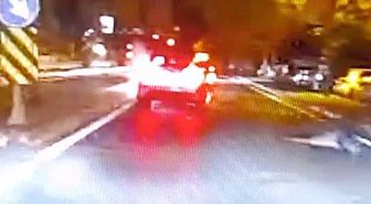 Buca'da belediye işçisinin ölümüne neden olan feci kaza kamerada