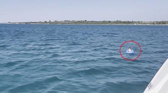 Sahil Güvenlik ekiplerini harekete geçiren görüntü