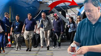 Trump'ın ekibinden ilk üst düzey konuk Esenboğa'ya indi, hemen çay ikram edildi