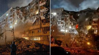 Gece yarısı Kiev'e füze yağdı! 3 kişi öldü, 7 kişi yaralandı
