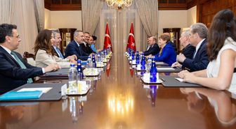 Dışişleri Bakanı Fidan, Ankara'da ABD'li senatörleri kabul etti