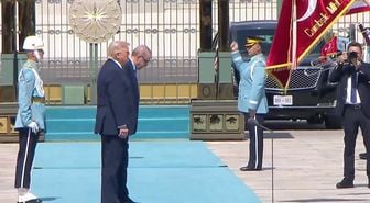 Beştepe'de Trump'a resmi tören