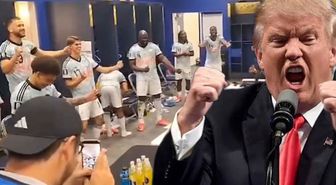 Belçikalı futbolcular ABD zaferi sonrası Donald Trump’ın dansını taklit etti