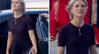 İzlanda Başbakanı Frostadottir, gözlerini Cumhurbaşkanlığı Külliyesi'nden alamadı