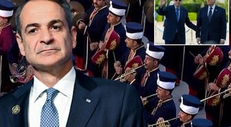Bu görüntüler Yunanistan'ı fena tutuşturdu: Trump sultana boyun eğdi