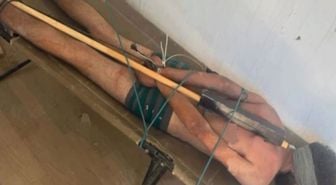 İsrail askeri Filistinli esire işkence yaptı, fotoğrafını 'Günaydın' notuyla paylaştı