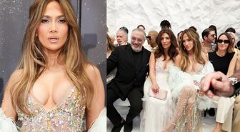 Jennifer Lopez, transparan elbisesiyle tüm bakışları üzerine topladı
