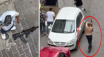 İzmir'de sokak ortasında tüfekle dehşet saçan şehir magandaları kıskıvrak yakalandı