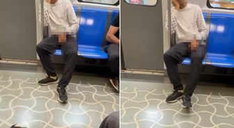 Yakalayın bu sapığı! İstanbul metrosunda mide bulandıran görüntü