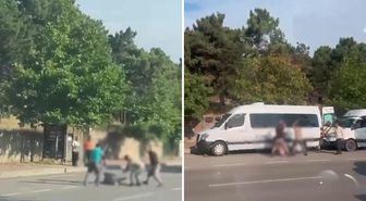 Gebze'de cadde ortasında dehşet anları: Demir sopalarla darp ettiler