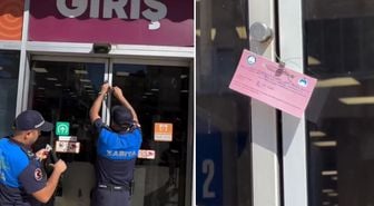 Dev market zincirine ikinci şok! Aynı şube yeniden mühürlendi