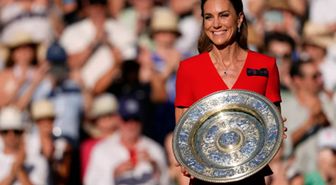 Wimbledon'da Kate Zarafeti: Kırmızı elbisesiyle tüm bakışları topladı!