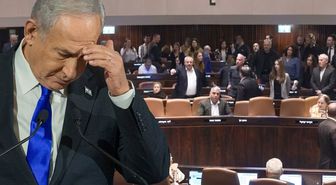 Netanyahu, İsrail Meclisi'nde 'utan' sloganlarıyla protesto edildi