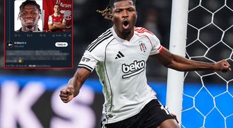Yapılan paylaşım sonrası çılgına dönen El Bilal Toure'den Beşiktaş taraftarına hakaret