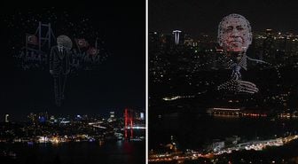 15 Temmuz'un 10. yılında 1500 dronlu ışık gösterisi