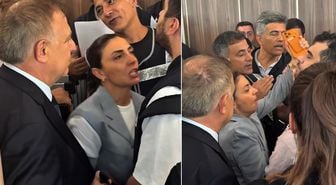 Bozbey'in davası öncesi tansiyon yükseldi! Milletvekili ile polis arasında arbede