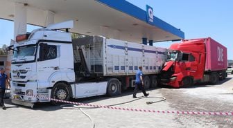 Arı sokması felaketi getirdi: Akaryakıt istasyonuna böyle daldı