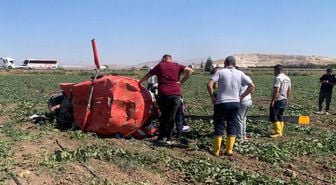 Ankara'da eğitim helikopteri düştü
