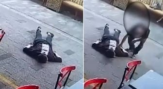 Kalbi durup yere yığılan gence yardım etmek yerine 6 bin lirasını çaldı