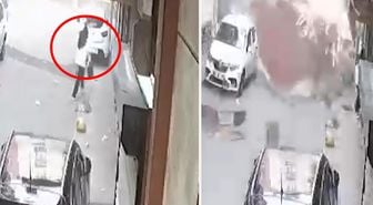 Esenler'de sokakta oynayan çocuklar, uçan çatının altında kalmaktan son anda kurtuldu