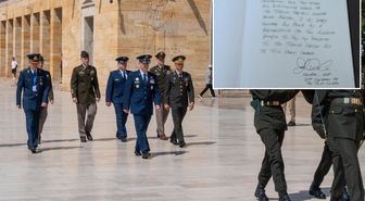 ABD Genelkurmay Başkanı'ndan Anıtkabir ziyareti! İşte Özel Defter'e yazdığı not