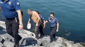 Tam ikna edilmişken kayıp düştü: Talihsiz adam böyle kurtarıldı
