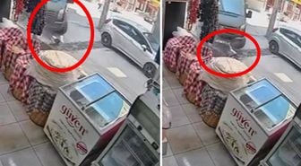 Kargo minibüsü çocuğu altına aldı, o anlar kamerada
