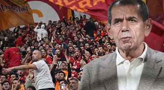 Galatasaray taraftarından Okan Buruk ve Dursun Özbek'e sert tepki