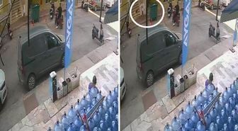 Kediyi yerden alıp fırlattı, görüntülere tepki yağdı