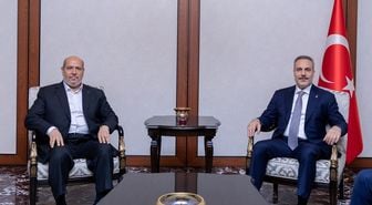 Ankara'da kritik Filistin zirvesi: Hakan Fidan Hamas heyetini kabul etti