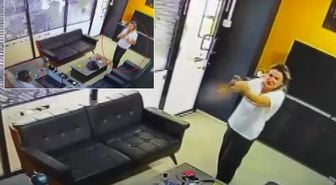 Önce emlakçıyı sonra kendini vurdu! Dehşet anları anbean kamerada