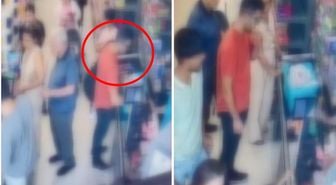 Esenyurt’ta yolda bulduğu kartla 10 bin liralık alışveriş yapan şüpheli kamerada