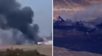 ABD'ye ait F-35 savaş uçağı, askeri üste düştü