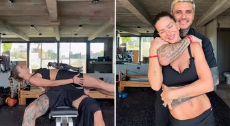 Icardi sevgilisini havaya kaldırdı! Spor salonundaki anlar dikkat çekti