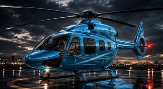 Evi ve işi arasında 150 km var! Çareyi işe her gün helikopterle gitmekte buldu