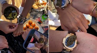 Bodrum’da gösterişin yeni boyutu: Saat camında havyar yeme çılgınlığı