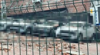 Kağıthane’de otoparka duvar çöktü: 12 sıfır araçta milyonlarca liralık hasar oluştu