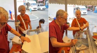 Seyyar satıcıdan çocuğunun yanında anneye tepki çeken sözler: Bir tane alıp bir de ambalaj istiyorsun